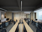 新中式风格办公空间设计-东嘉珍瑞装饰