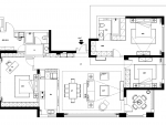 绿城翡翠湖玫瑰园200平米现代风格四室两厅装修案例