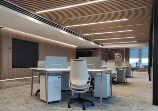 600平方現代風格辦公室吊頂設計圖