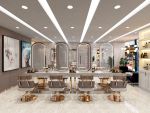 電白萬(wàn)達(dá)美發(fā)店100平現(xiàn)代風(fēng)格裝修案例