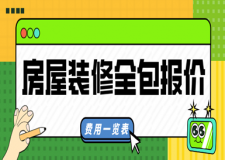 房屋裝修全包報(bào)價(材料+人工費(fèi))
