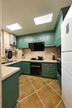 厨房橱柜装修效果图 厨房橱柜效果 厨房橱柜颜色效果图