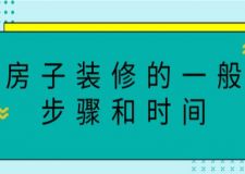 房子裝修的一般步驟和時(shí)間