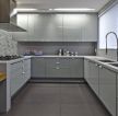 U型厨房橱柜装修设计实景图片