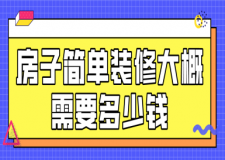 房子簡(jiǎn)單裝修大概需要多少錢(報(bào)價(jià)清單)