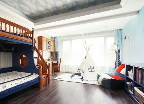 儿童房室内装修 儿童房地板效果图