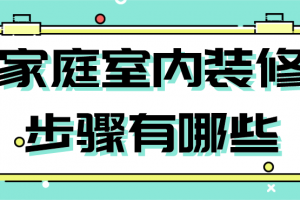 室内装修步骤和流程