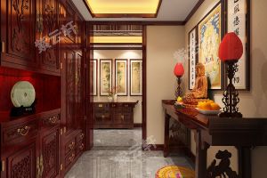 现代中式简约装修客厅