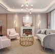 轻奢客厅沙发装潢设计图片2023