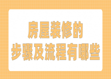 房屋裝修的步驟及流程有哪些