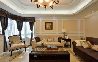 美式风格客厅沙发装饰效果图片
