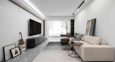 融创森与现代风格120平三居室装修案例