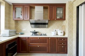 家庭厨房装修设计效果图片 美式厨房装修设计效果图片