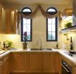 家庭厨房橱柜装潢设计效果图片