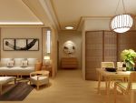 香港城110平三居室日式风格装修案例