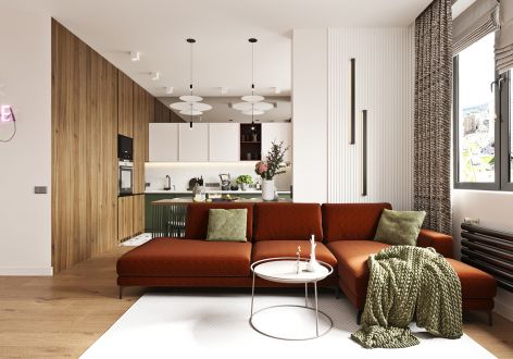 上和·海悦府75平现代风格二居室装修案例