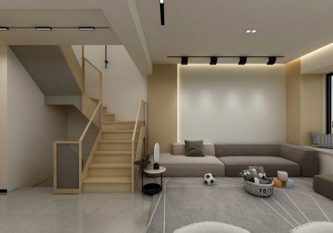 锦华·锦园现代风格160平米三居室装修案例