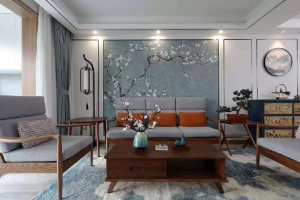 中式客厅装饰柜