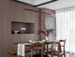 中海国际社区新中式风格123平米三居室装修案例