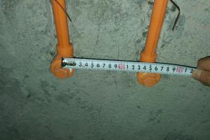 冷热水管管路开槽施工