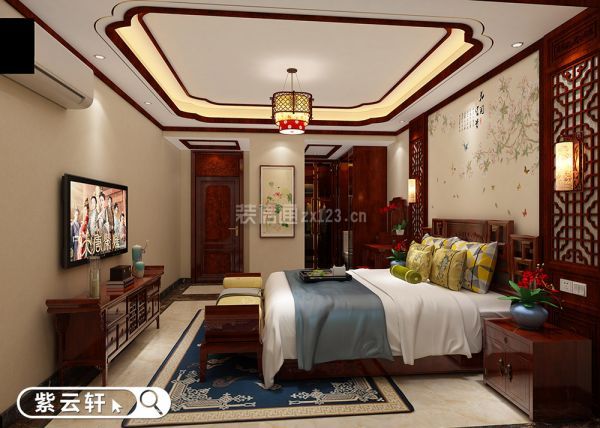 卧室传统中式装修装饰