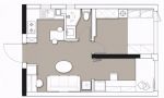 西门红简约风格46㎡二居室装修案例