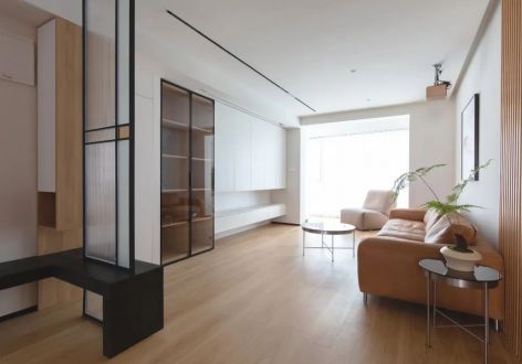 宝龙名邸现代风格138平米三居室装修案例