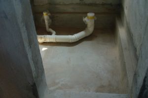 下沉式卫生间防水施工方法
