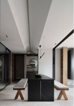 城建汉樾台极简现代风130平三居室装修案例