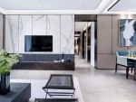 中新国际城120平三居室现代风格装修案例