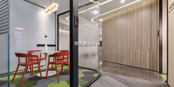 办公楼现代风格2000㎡设计方案