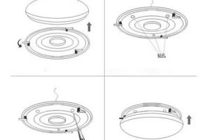 吸顶灯安装方法教程