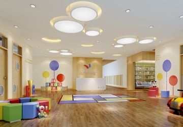 广州幼儿园绚丽风格1200平米装修案例