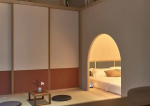 60㎡老房改造日式小家，圆桌吧台+榻榻米+安全感十足的卧室