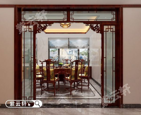 紫云轩中式别墅设计装修风格