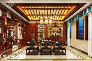 中式简约风格婚房装修设计