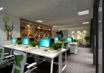 100平环保公司办公室现代风格装修案例