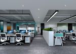 300平科技公司办公室现代风格装修案例
