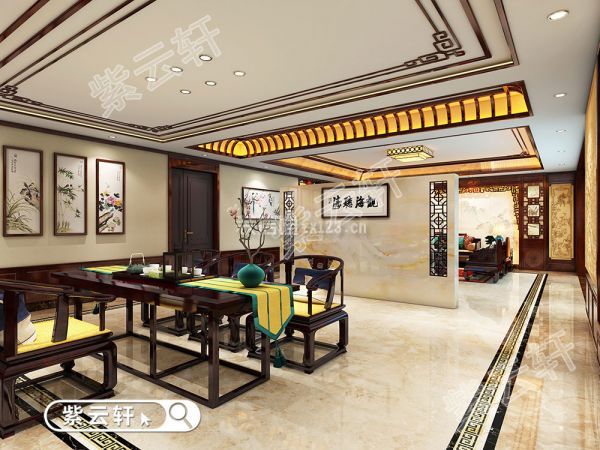 中式别墅装修茶室