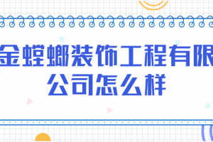 徐州金螳螂装修公司怎么样