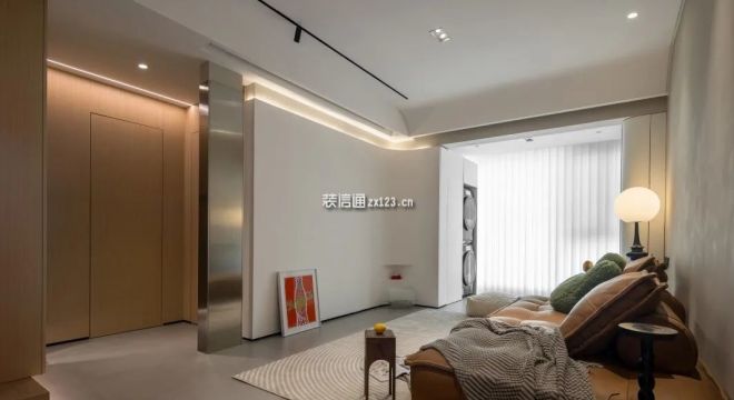华发中央首府131平米现代简约风格三居室装修案例