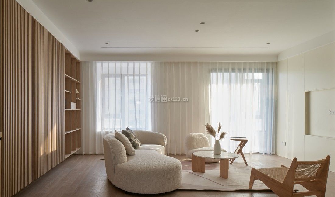 日式客厅背景墙装修效果图 日式客厅装修风格效果图 日式客厅家具