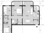 美的云筑115平方法式风格三居室装修案例