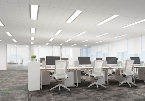 广州办公空间现代风格800平米装修案例