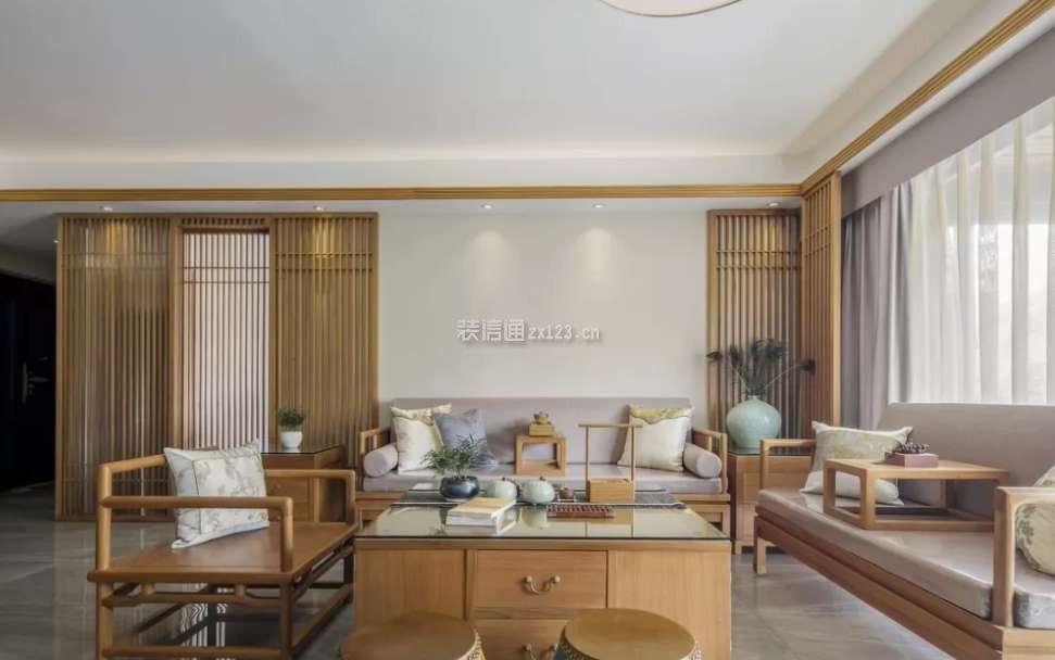 中式客厅背景墙风格 中式客厅沙发效果图欣赏 中式客厅灯饰
