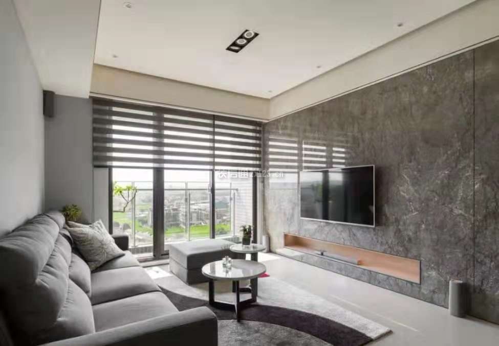 现代客厅背景墙效果图 现代客厅家具效果图 现代客厅装修案例