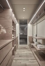 保利珑樾现代风格140平米三居室装修案例