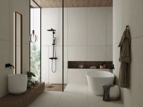 现代简约浴室装修效果图 现代简约浴室效果图