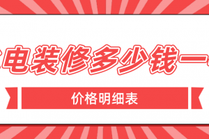 装修包工包料多少钱一平方米