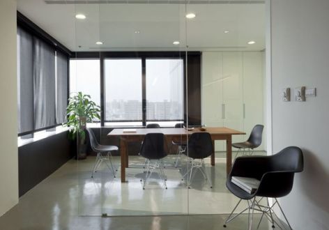800平现代风格化工办公室装修案例